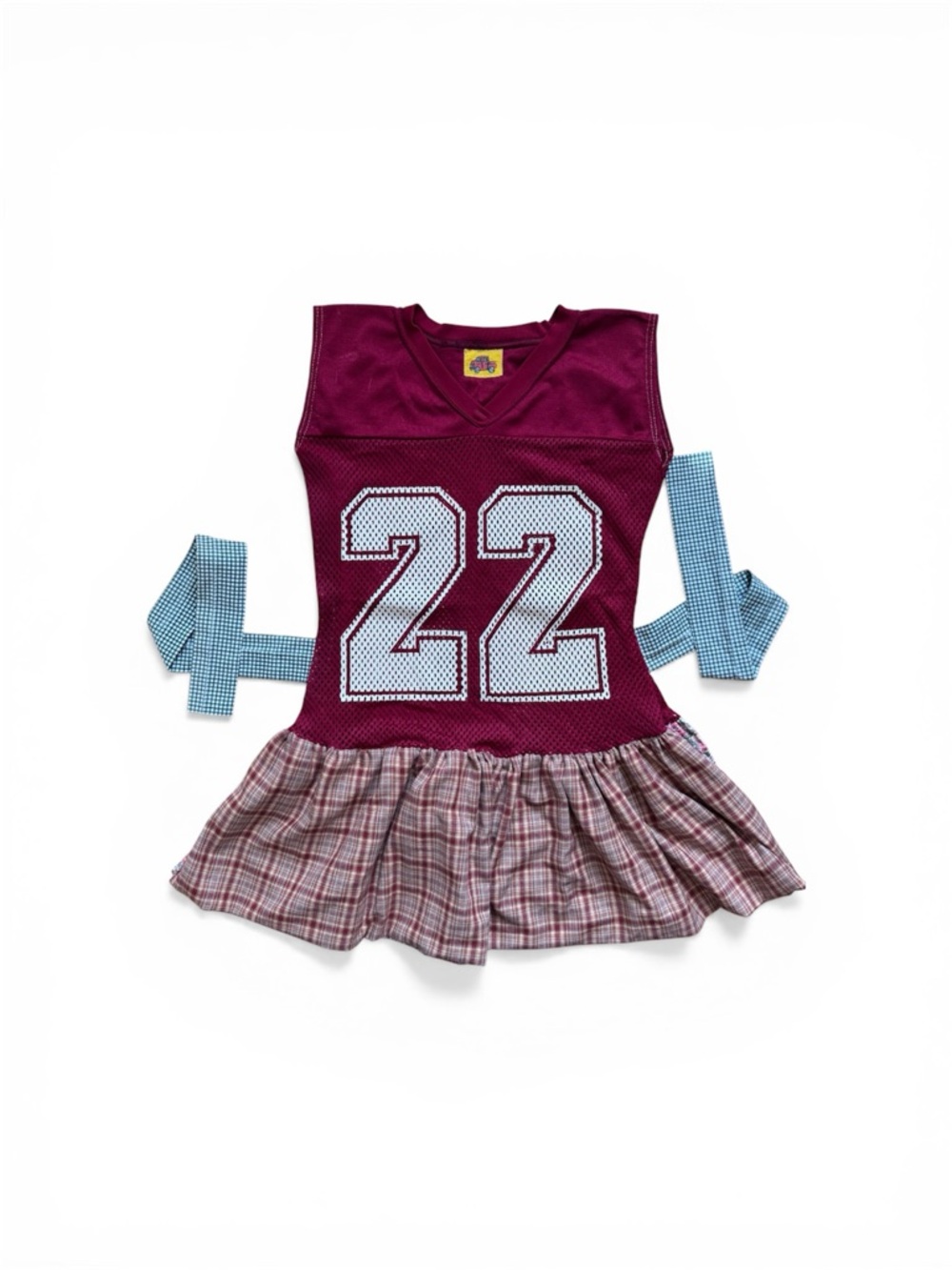Mesh Jersey Mini Dress with Adjustable Waist